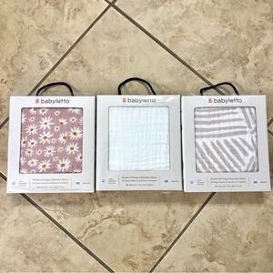 Babyletto Bassinet Sheets Set of 3